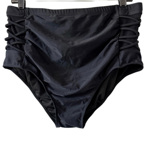 Yonique Other - Black High-Waisted Swim Bottoms